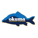 Naklejka na łódkę - Okuma - karp -  42x20cm