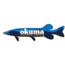 Naklejka na łódkę - Okuma - szczupak -  42x12,4cm