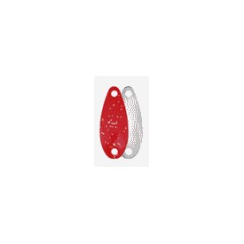 Błystka wahadłowa Kamatsu Trout Spoon - 3g - Fluo red, silver glitter
