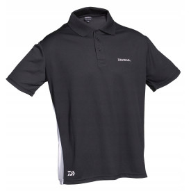T-shirt koszulka Daiwa D-VEC Polo - czarna - XL