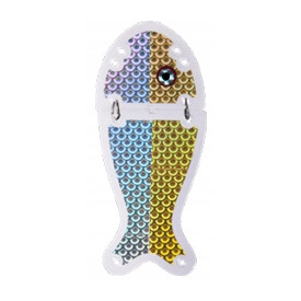 Flasher VK Salmon 2 (6,5'') - Clear Gold/ Silver