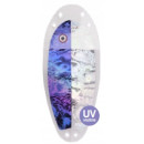 Flasher VK Salmon 8 (Jajko) - UV Purple/Silver