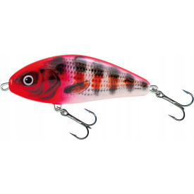 Wobler Salmo Fatso 10cm- Sinking - Holo Red Head