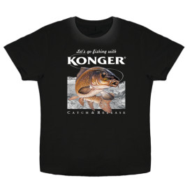 Czarna koszulka (T-shirt) Konger - Karp - S