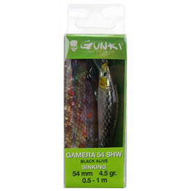 Pstrągowy wobler Gunki Gamera 54SHW Black Alive