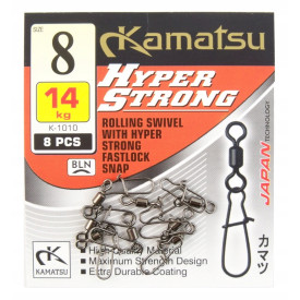 Agrafka z krętlikiem Kamatsu Hyper Strong 8 14kg