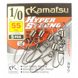 Agrafka z krętlikiem Kamatsu Hyper Strong 1/0 55kg