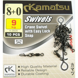 Agrafka z krętlikiem Kamatsu Easy Lock 8+0 9kg