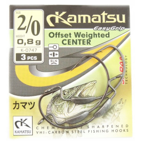 Haki Kamatsu Offset Weighted K-0747 nr 2/0 - 3szt.