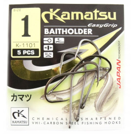 Haczyki węgorzowe Kamatsu - Baitholder - 1 - 5szt.