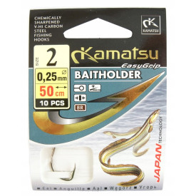 Przypon Kamatsu Baitholder Węgorz 50cm 0,25mm nr 2