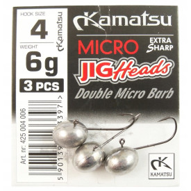Główka jigowa Kamatsu Micro Special nr 4 - 6g 3szt