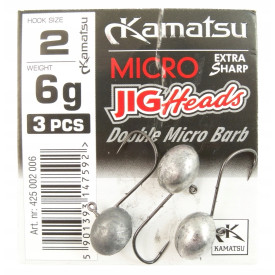 Główka jigowa Kamatsu Micro Special nr 2 - 6g 3szt