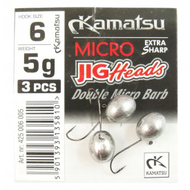 Główka jigowa Kamatsu Micro Special nr 6 - 5g 3szt