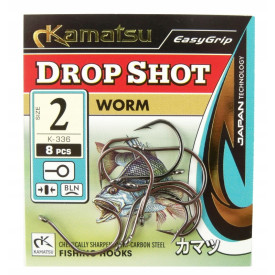 Haki Kamatsu - Worm Drop Shot - nr 2 - 8szt. K-336