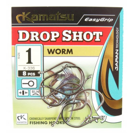 Haki Kamatsu - Worm Drop Shot - nr 1 - 8szt. K-336