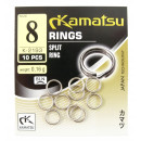 Kółko Kamatsu Split Ring K-2193 - 8mm - 10szt.